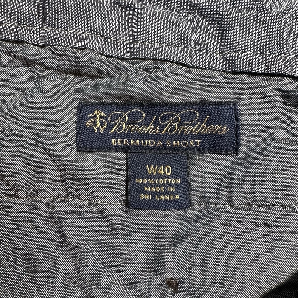 Brooks Brothers‎ Burgundy Plaid Madras Bermuda Shorts 100% Cotton W40 Preppy VTG - Picture 2 of 9